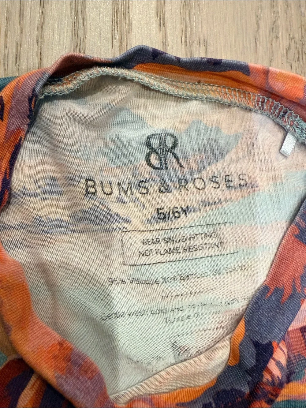 Bums and Roses Saddle Up Sunset Long sleeve